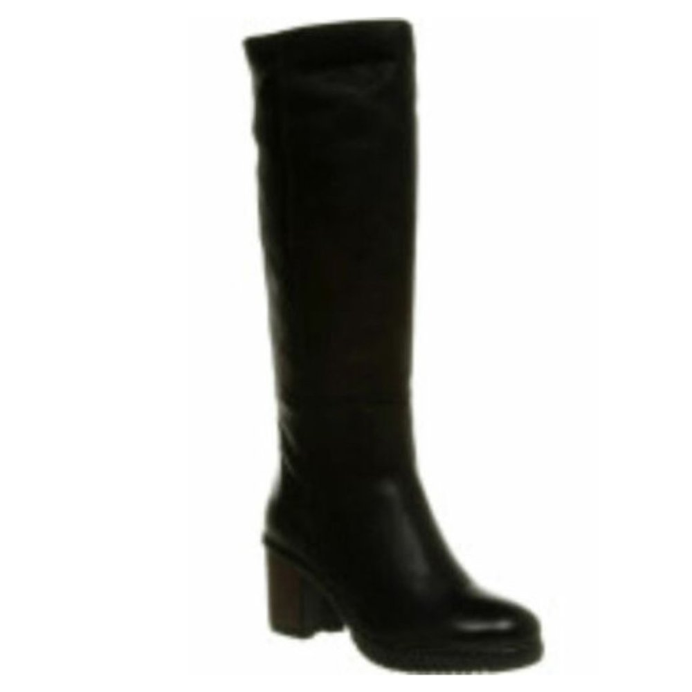 Womens Office Joplin Pull On Boot Black Leather